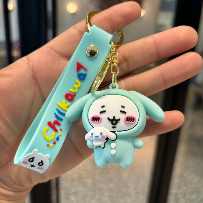 Wholesale Cartoon PVC Cute Keychains JDC-KC-PengYu37