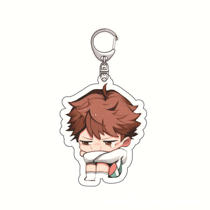 Wholesale Anime-themed keychain cute acrylic pendant
