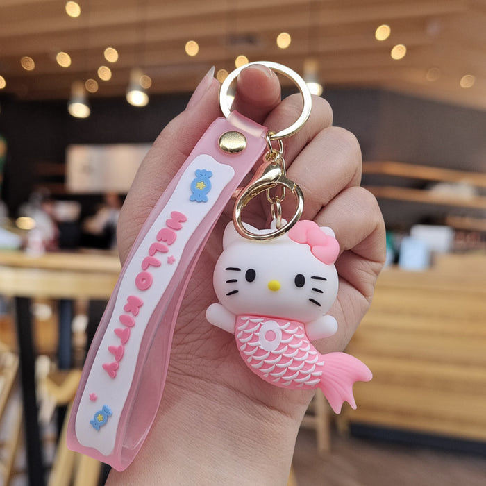 Wholesale Cartoon Silicone Doll Keychain JDC-KC-ZhuoRan031