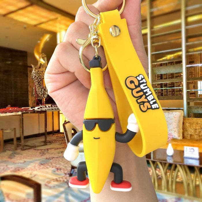 Wholesale Silicone Cartoon Keychain JDC-KC-MingT236