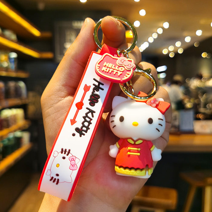 Wholesale Cartoon Doll Silicone Keychain JDC-KC-Tingm219