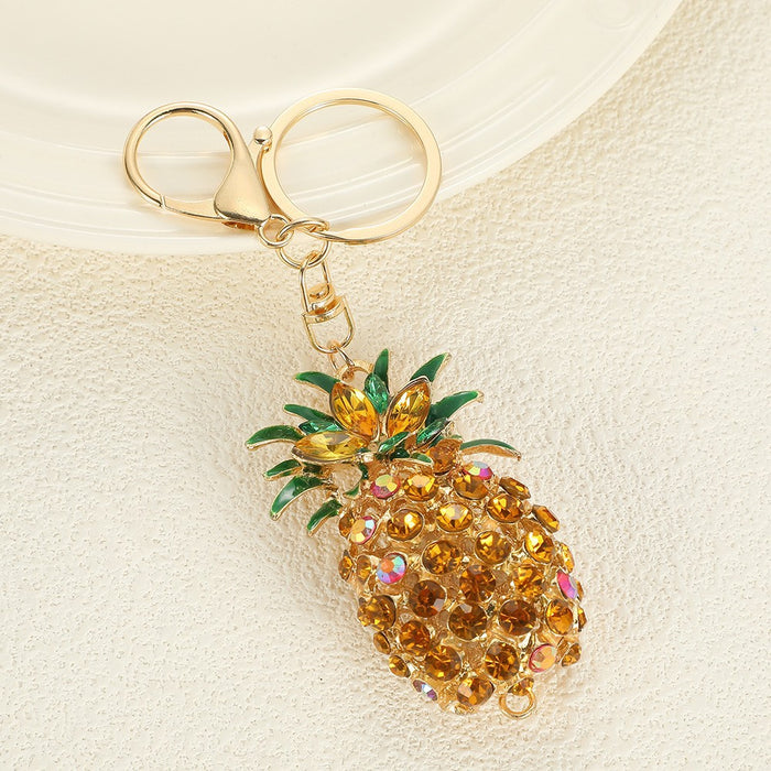 Wholesale Cherry Keychain Red Fruit Shape Key Ring Graduation Gift Decorative Accessory