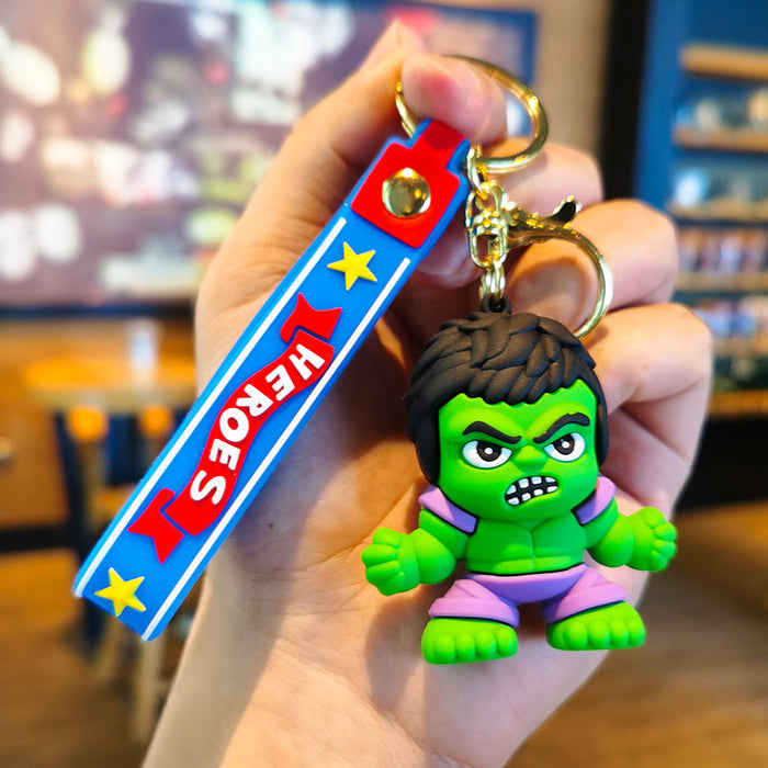 Wholesale Rubber Cartoon Doll Keychain JDC-KC-Tingm194