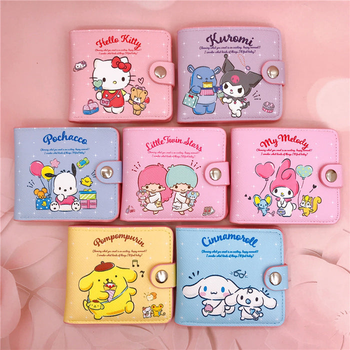 Wholesale PU Cartoon Short 2-fold Wallet JDC-WT-YaLL012