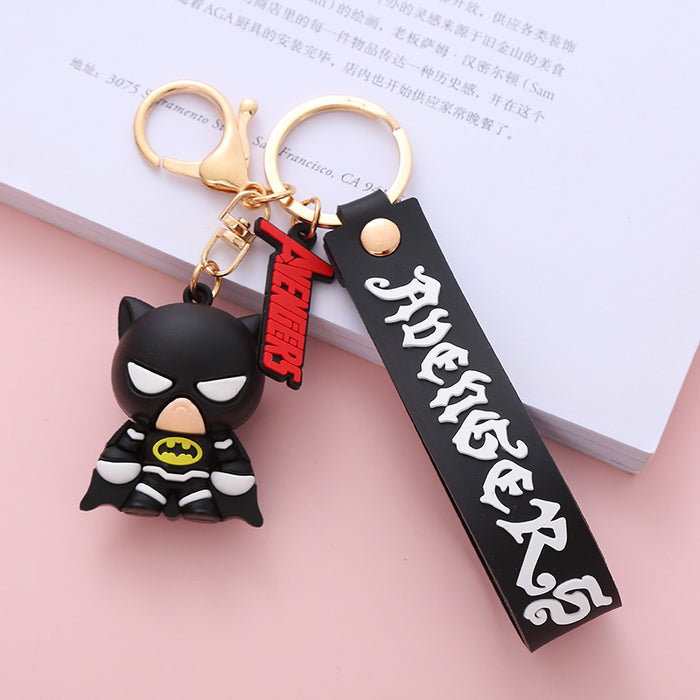 Wholesale Cute Cartoon Soft Rubber Doll Keychain JDC-KC-BoYue008