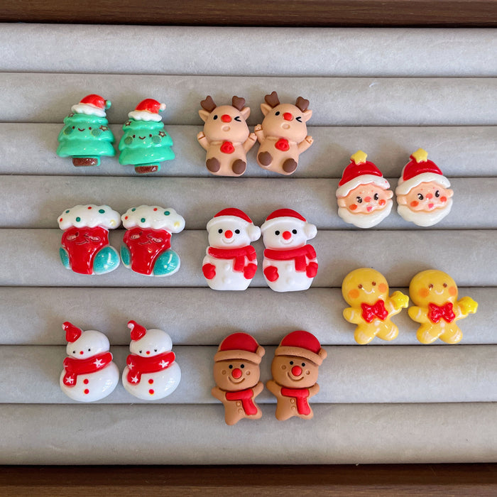 Wholesale Christmas Cartoon Cute   Earrings