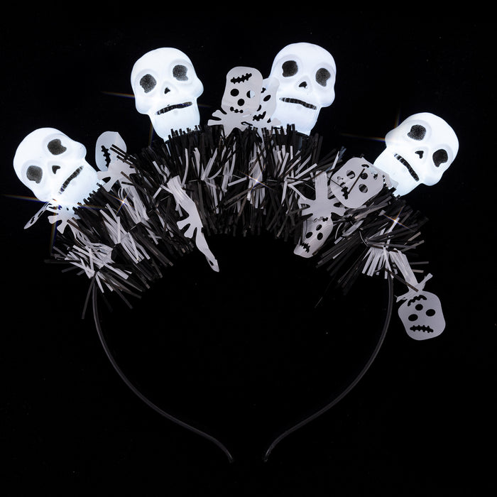Wholesale of New Halloween Ghost LED Luminous Hair Bands JDC-HD-ChuanS003