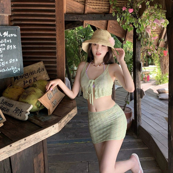 Wholesale Bikini lace sexy beach split swimsuit