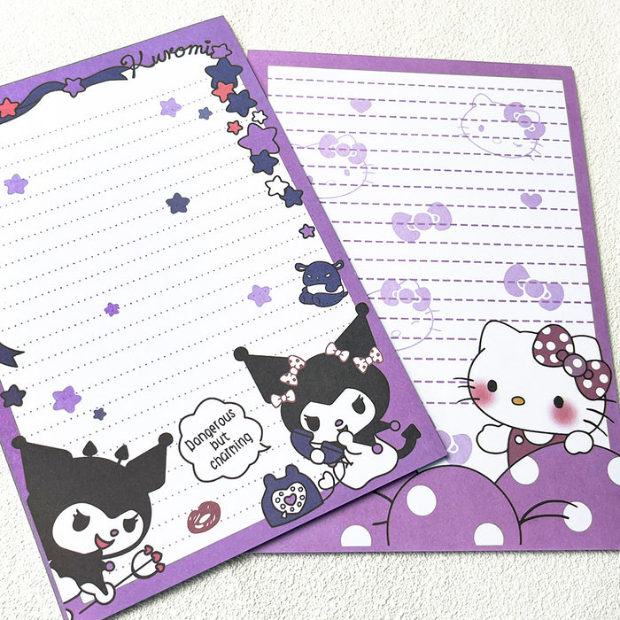 Wholesale Colorful new horizontal line notebook student cute cartoon notepad letter paper