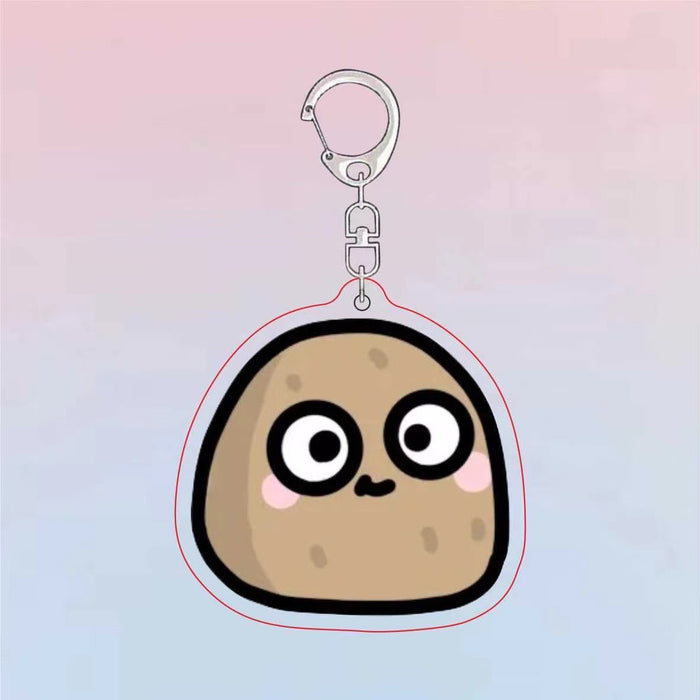 Wholesale Keychain Cartoon Merchandise Cute Acrylic Pendant