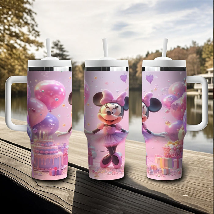 Wholesale Tumbler Cute Cartoon Pattern 40OZ Stainless Steel Car Ice Bullies Cup