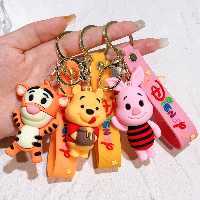 Wholesale Cartoon Cute Anime Silicone Keychain JDC-KC-Qiwei031