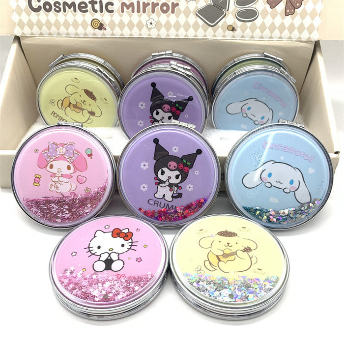 Wholesale Into The Oil Quicksand Mirror Cartoon Cute Makeup Mirror (S) JDC-VM-YunL003
