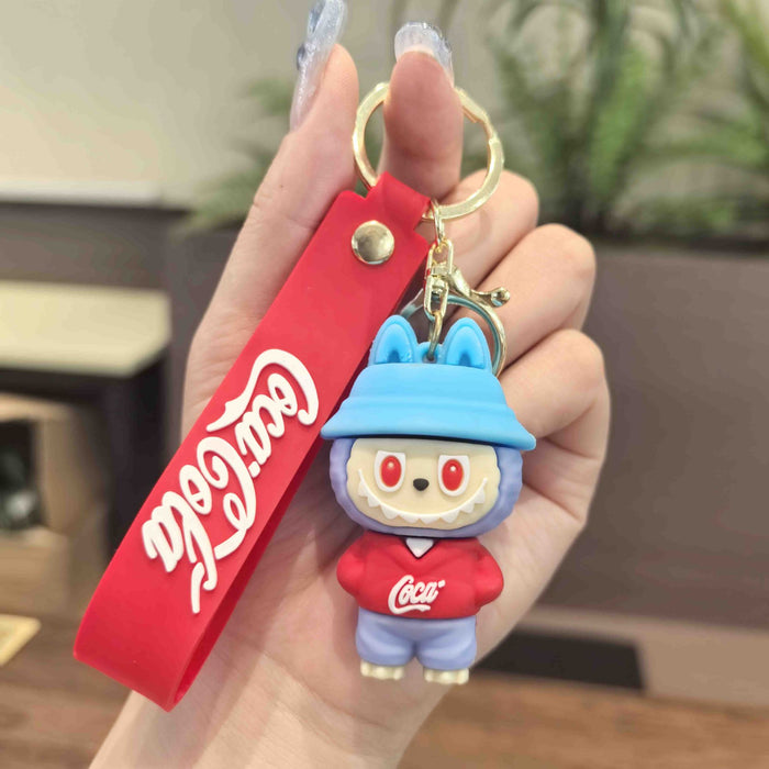 Wholesale Surfing Coke Little Lamb Keychain Little Lamb Doll Cute Schoolbag Pendant