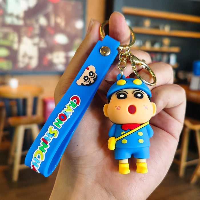 Wholesale Cartoon Doll Student Couple Key Chain Souvenir Small Gift