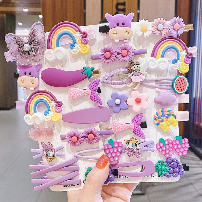 Wholesale Children Cartoon Hair Clip Set JDC-HC-Jiangx008