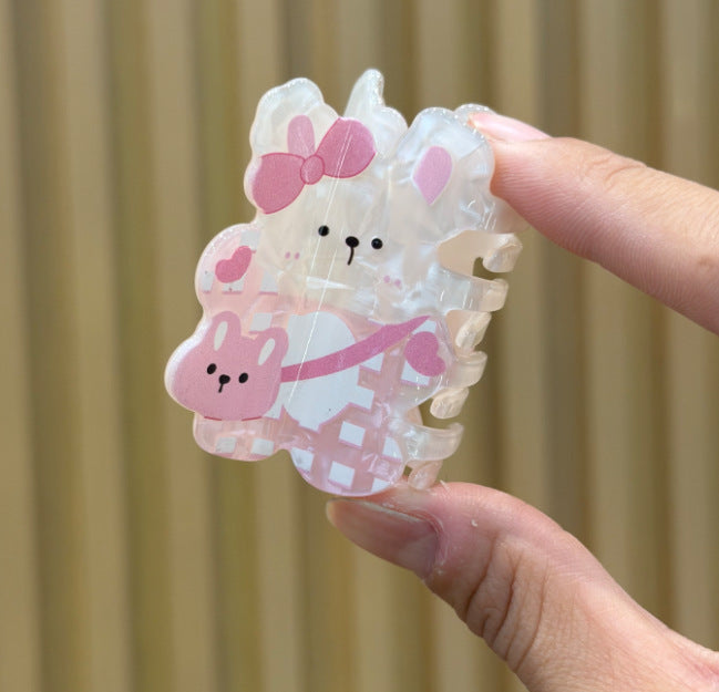 Wholesale Rabbit Hair Claw Clip Cute Cartoon Design Fashion Hair Accessory