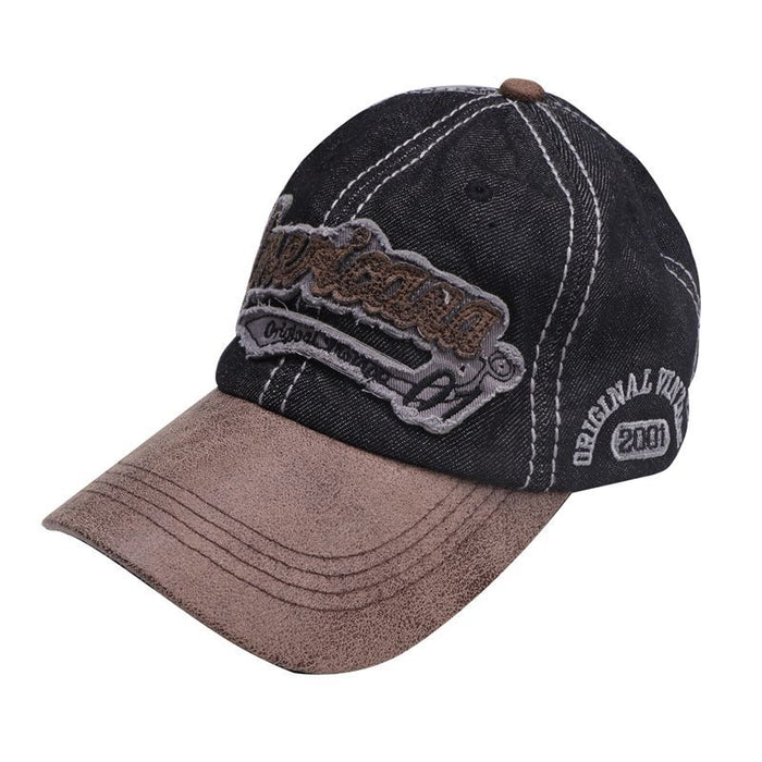 Wholesale Vintage vintage duckbill cap versatile sun hat denim baseball cap