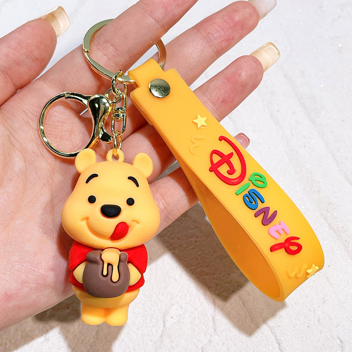 Wholesale Cartoon Silicone Doll Keychain JDC-KC-QiChao013