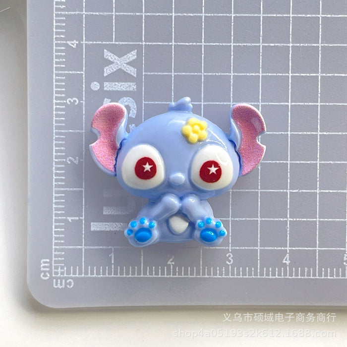 Wholesale Cartoon pink resin accessories cream glue handmade hair accessories mobile phone shell pendant material