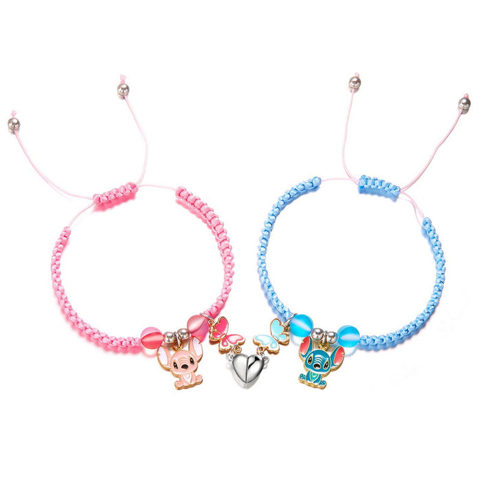 Wholesale Love Magnetic Braided Bracelet JDC-BT-Chuya002