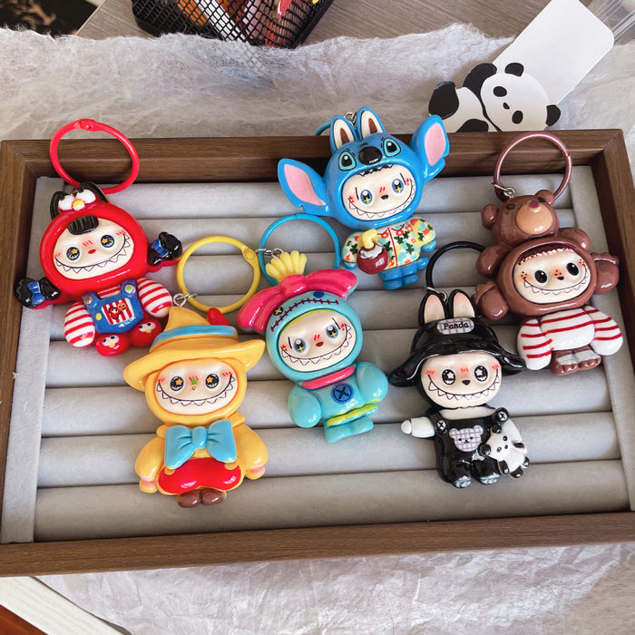 Wholesale Cute  Keychain Pendant Cartoon Backpack Pendant Accessories