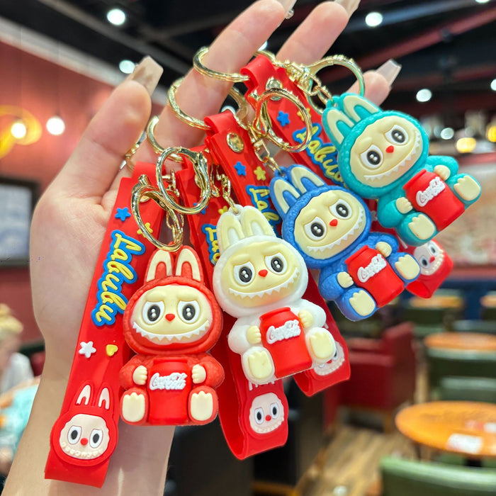 Wholesale Cartoon doll keychain cute little sheep doll keychain trendy toy gift pendant