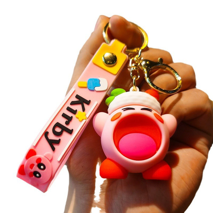 Wholesale Cartoon Doll Silicone Keychain JDC-KC-Tingm270