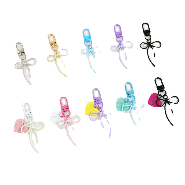 Wholesale Ribbon, bow, keychain, pendant, backpack, hanging accessories, headphones