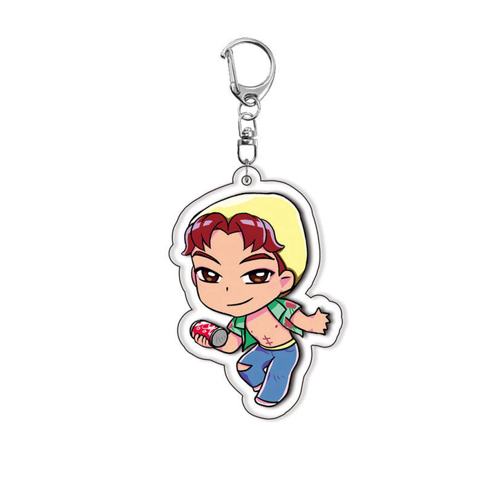 Wholesale KPOP Cute acrylic keychain anime backpack pendant