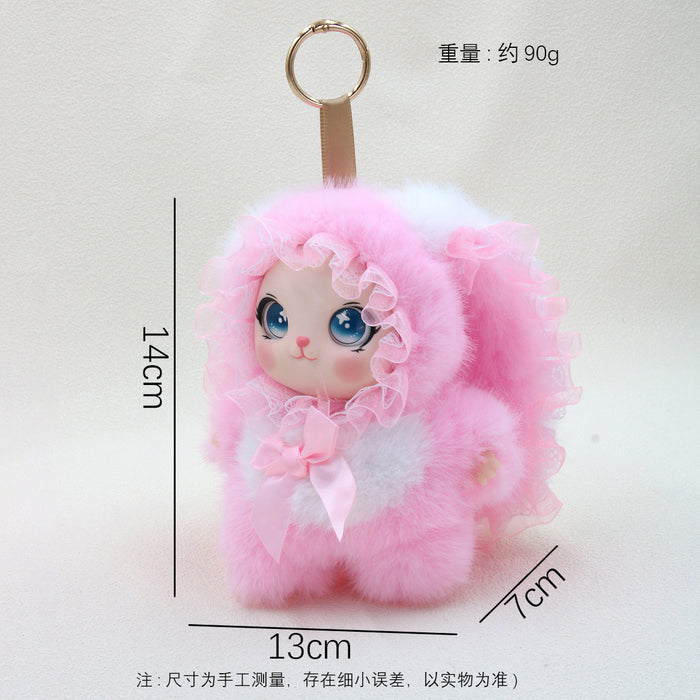 Wholesale Lolita Rabbit Plush Doll Toy Pendant Able Ornament Gift