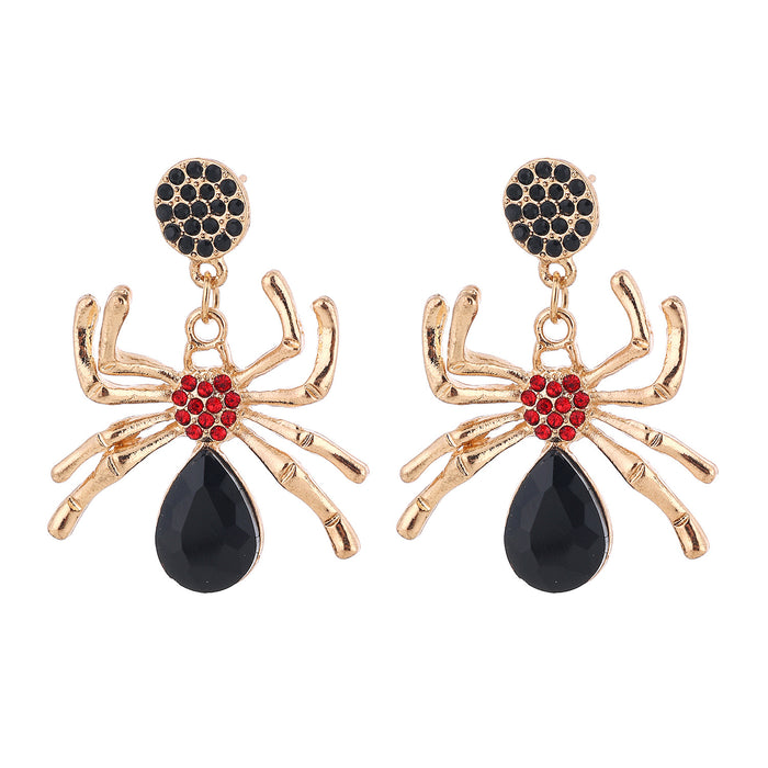 Wholesale -themed full rhinestone earrings