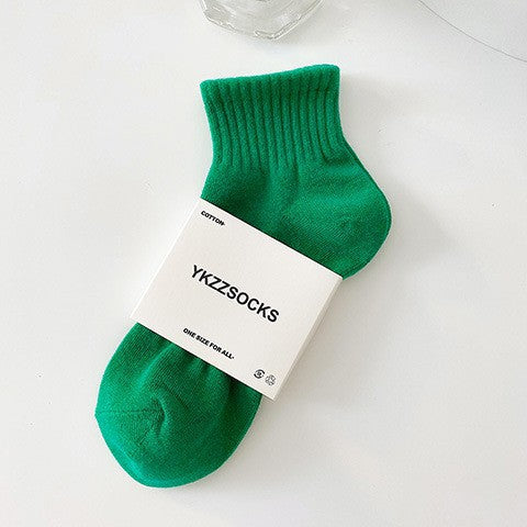 Wholesale Socks, socks, sports, breathable, sweat absorbing, versatile, thin, college style, low cut short tube socks