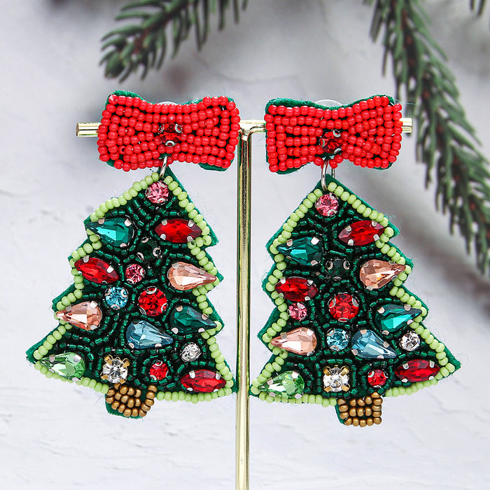 Wholesale Christmas tree  earrings  jewelry