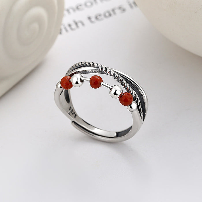 Wholesale Pure silver ring, personalized, fashionable and versatile ring
