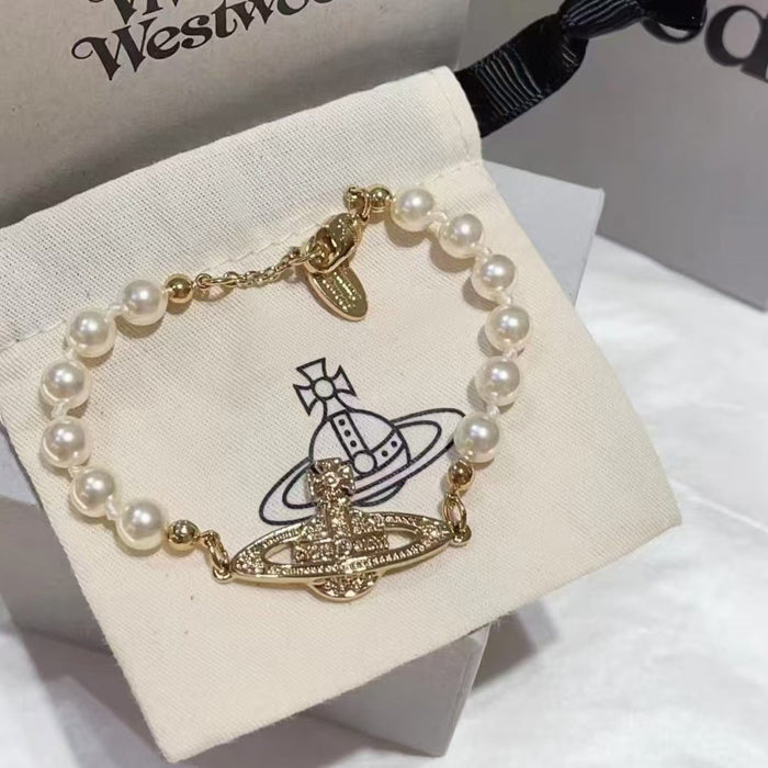 Wholesale Pearl necklace classic collarbone chain with micro inlaid diamonds