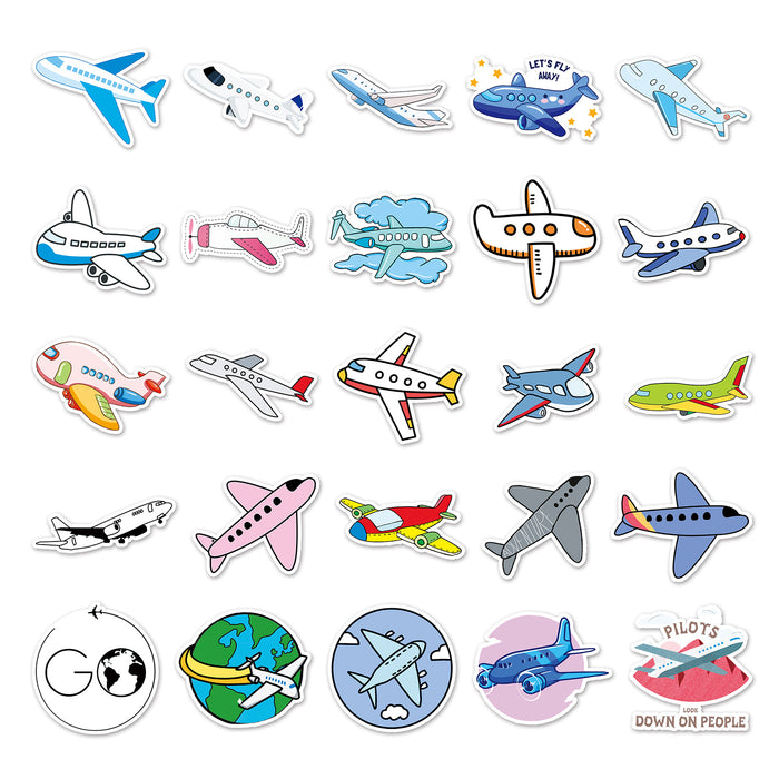 Wholesale 50pcs flying cartoon luggage stickers