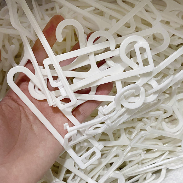 Wholesale Cotton Doll Mini Clothes Hanger Clothes Support Pantyhose Rack Accessories