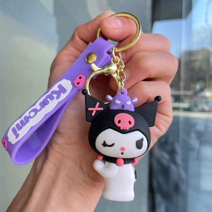 Wholesale Music Keychain Cute Doll Car Keychain Bag Pendant Small Gift