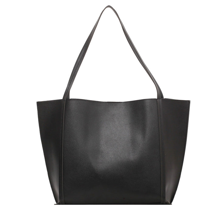 Wholesale PU Large Capacity Solid Color Tote Bag Messenger Bag JDC-SD-Shens034