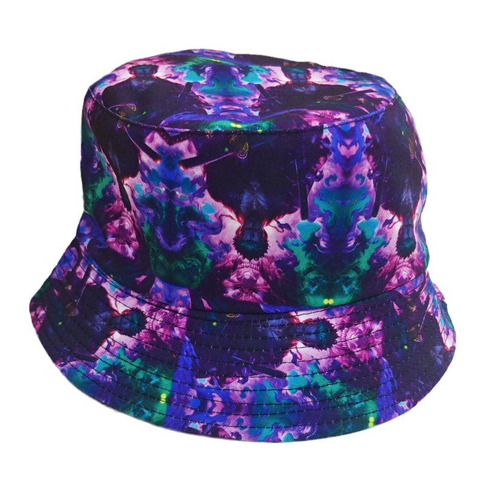 Wholesale Cartoon Print Cotton Bucket Hat JDC-FH-BoD017