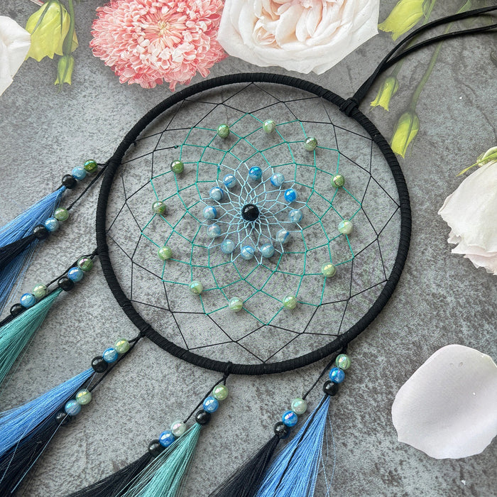 Wholesale Minimalist Dreamcatcher Hanging Decor Hand Knitted Feather Wind Chime MOQ≥2