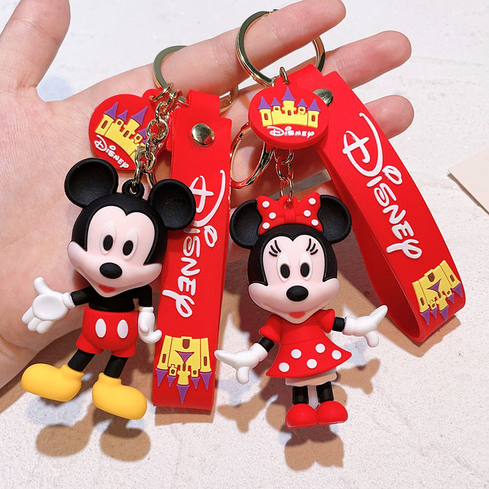 Wholesale Christmas Cartoon Anime Silicone Keychain JDC-KC-Qiwei034