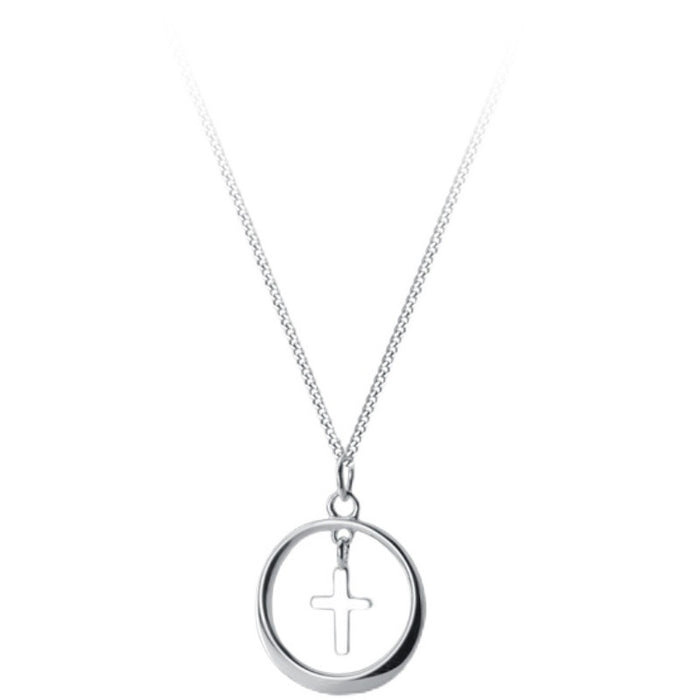 Wholesale Sterling Silver Cross Necklace Collarbone Chain