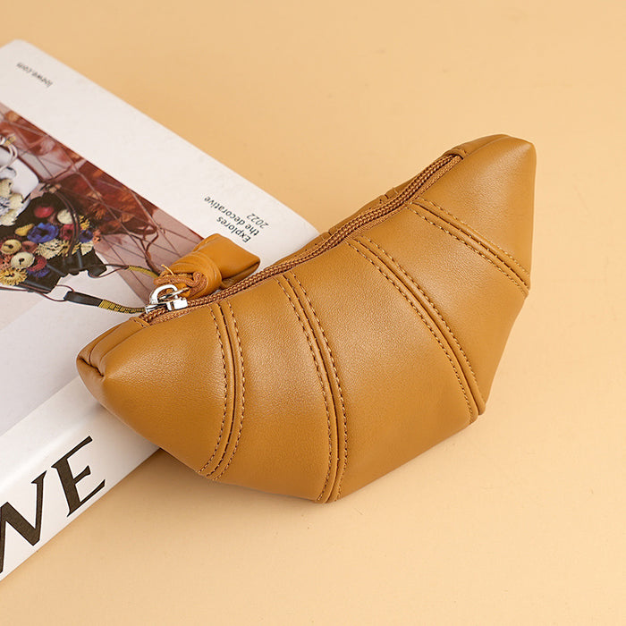 Wholesale Tote Niche Textures and Praise Dumpling  Coin Purse Women's  Solid Color