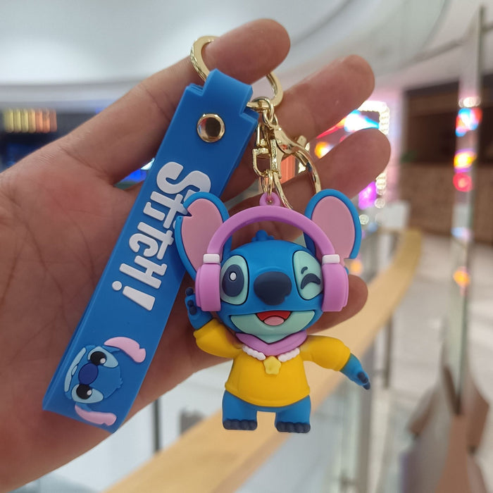 Wholesale Cartoon Silicone Anime Keychain JDC-KC-YiChang028