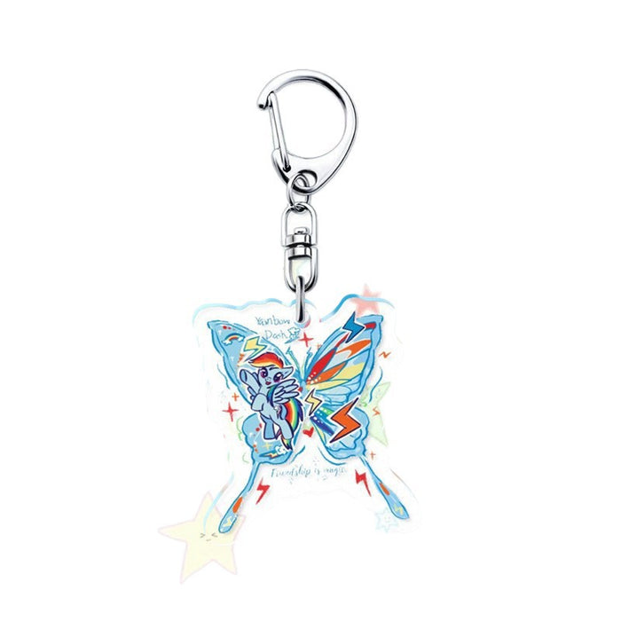 Wholesale Cute Cartoon Acrylic Butterfly Keychains