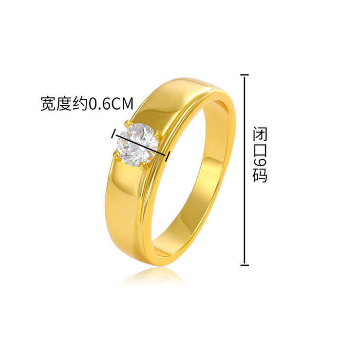 Wholesale Simple Light Luxury Temperament Open Ring for Women JDC-RS-XP003