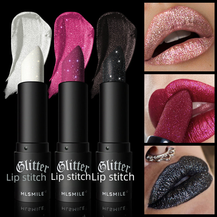 Wholesale Non stick cup matte lipstick explosive glitter diamond lipstick lipstick