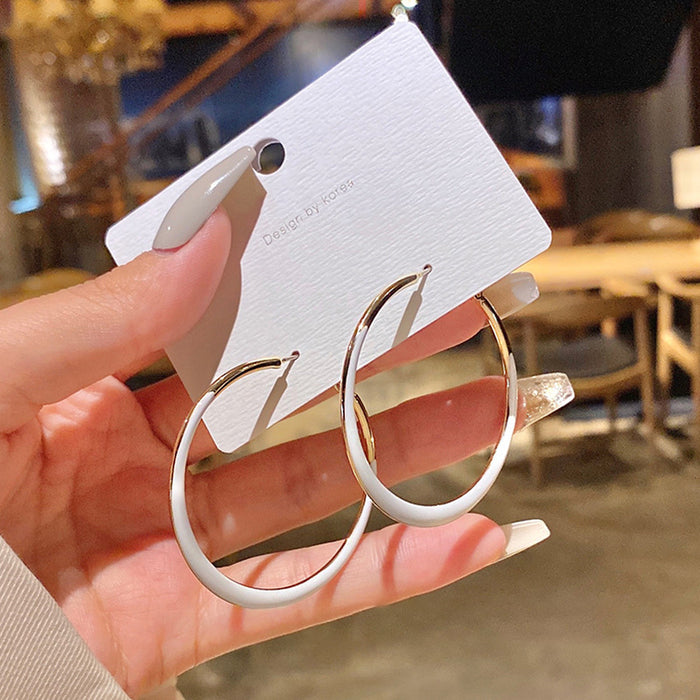 Wholesale Silver needle ear ring niche personality design sense exaggerated earrings women' s fashion temperament earrings